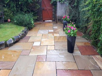 Patio Cleaning in Glasgow | Sandstone Patio